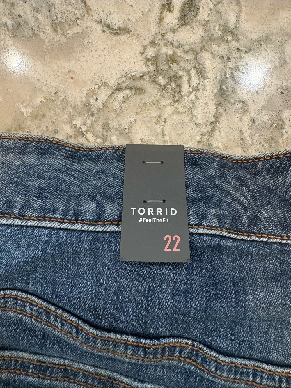 NWT Torrid Mini Denim Straight Skirt - Picture 8 of 9
